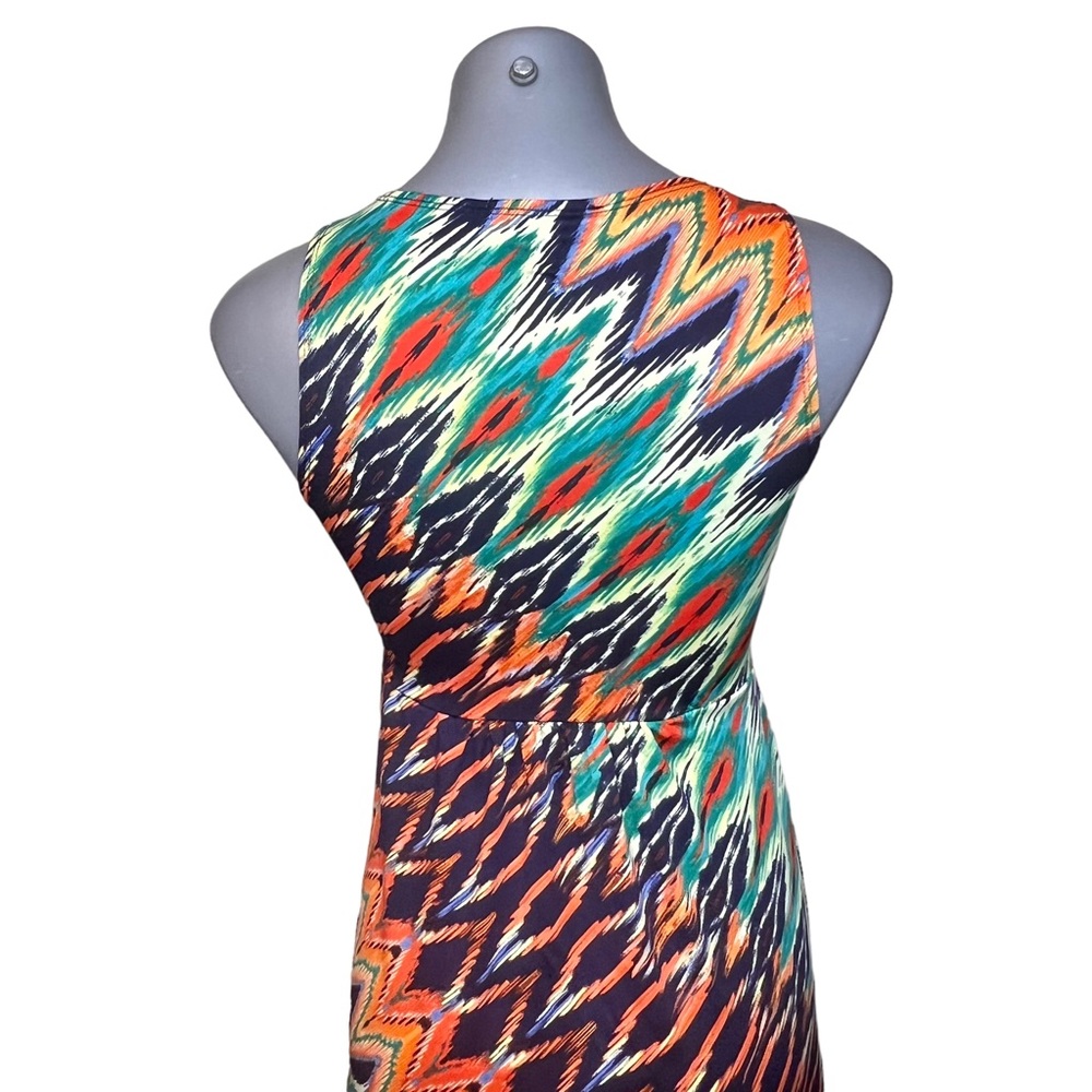 Ny Collection Long Beaded Boho Maxi Dress Sleevel… - image 3